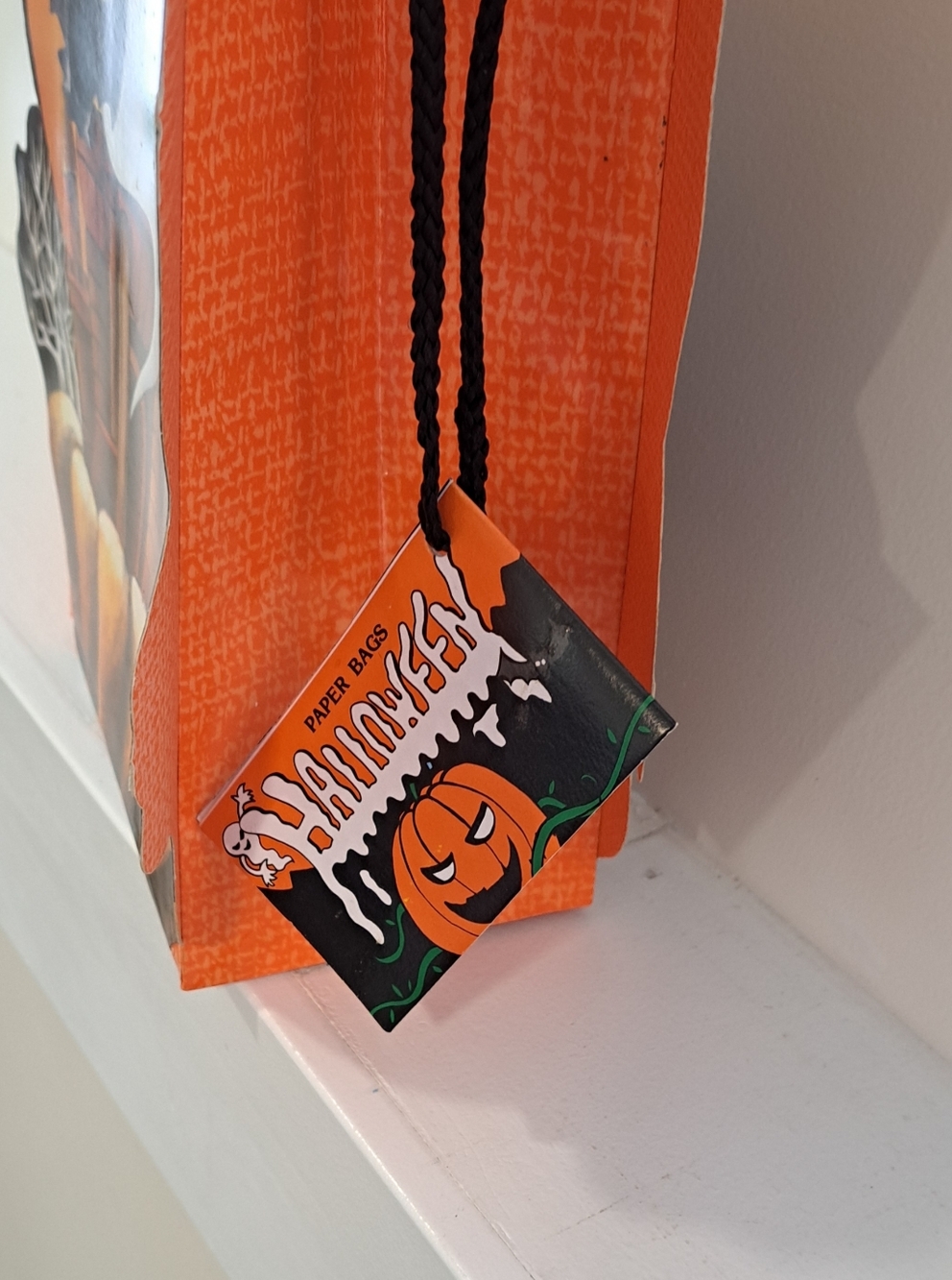 Vtg. 80s Die Cut Halloween Witch Ghost Trick Or Treat Gift Bags Nostalgic Retro. - Picture 3 of 14